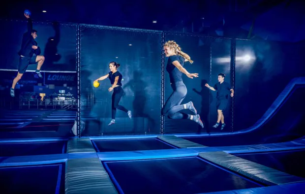 Trampolinhalle Düsseldorf für 2 - 3