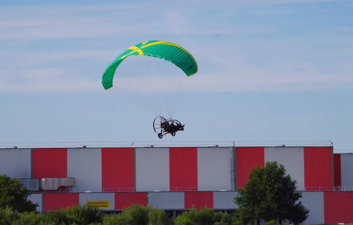 Motorgleitschirm fliegen Hodenhagen - 3