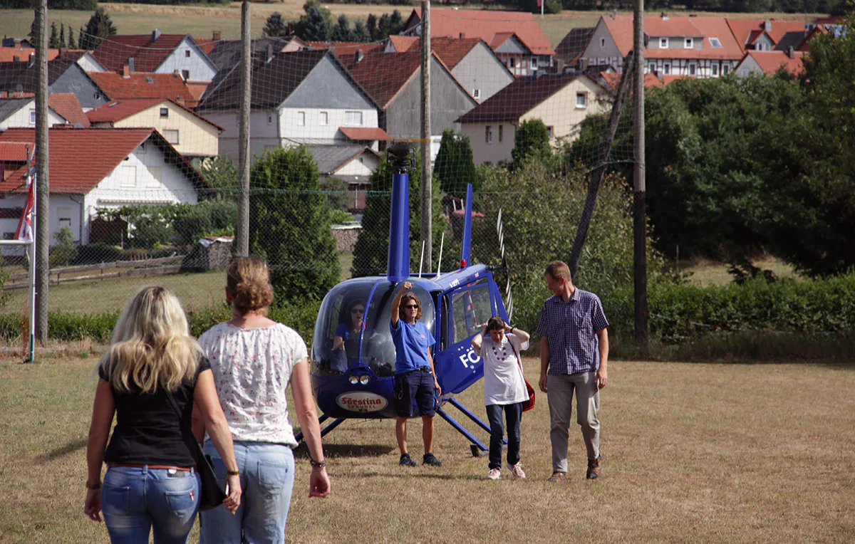 Hubschrauber Rundflug Hörselberg- Hainich (30 Min.) - 4