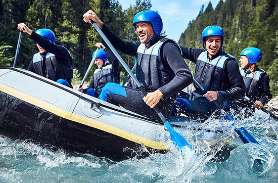 Rafting Tour für 2 in Schneizlreuth (1/2 Tag)