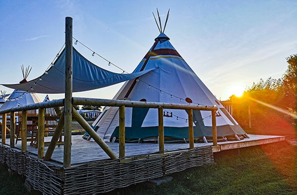 Außergewöhnlich Übernachten im Tipi Belau (2 Nächte)