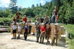 Blockhaus bauen Schnupperkurs