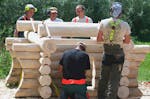 Blockhaus bauen Schnupperkurs