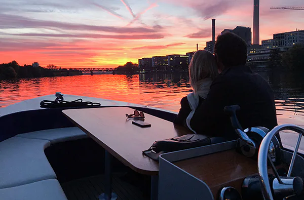 Bootstour Frankfurt am Main für 2 (1,5 Std.) - 2