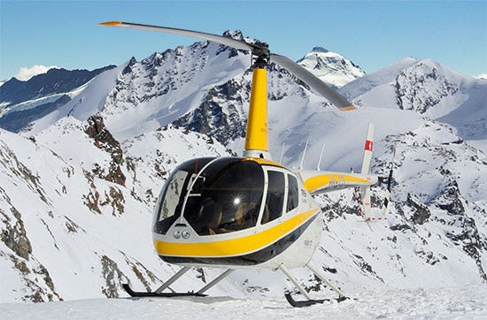 Helikopterflug mit Gletscherlandung Liechtenstein