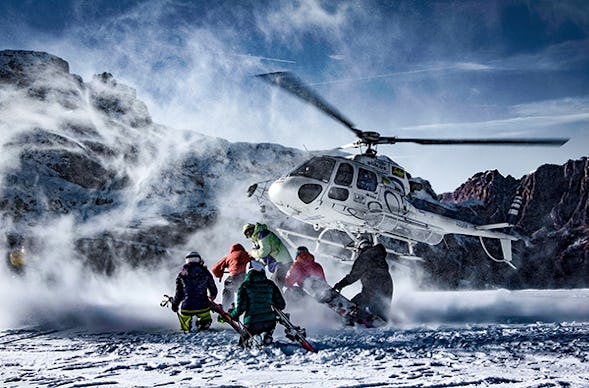 Heliskiing auf Südtirols Dolomiten