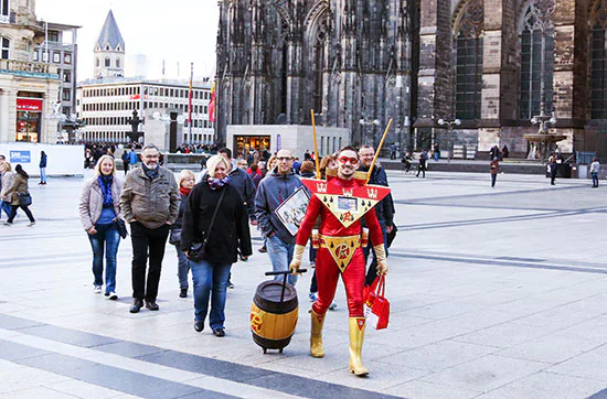Jecke Stadtführung durch Köln für 2 - 4