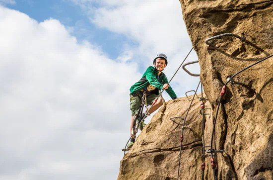 Klettersteig-Welt im Raum Berlin für 2 - 2