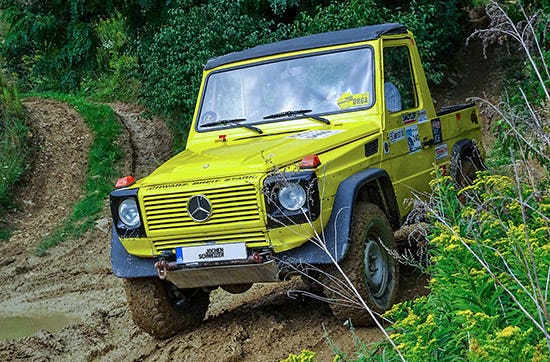 Mercedes G offroad fahren Raum Ingolstadt