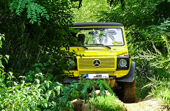 Mercedes G offroad fahren Raum Ingolstadt - 3