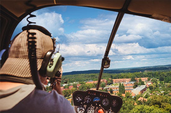 Schlösser-Rundflug im Hubschrauber über Potsdam
