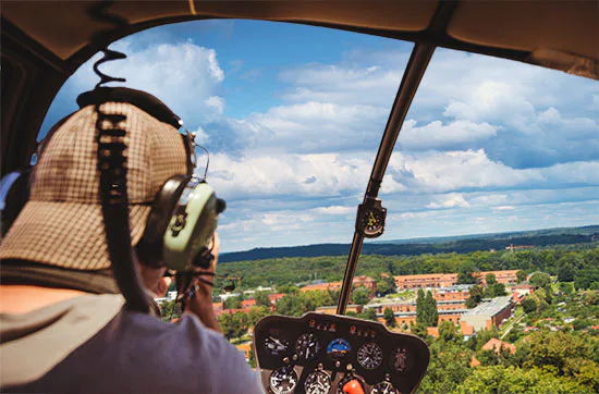 Schlösser-Rundflug im Hubschrauber über Potsdam