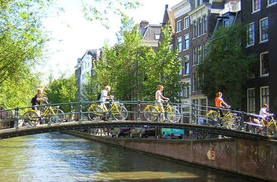 Sightseeing-Radtour durch Amsterdam für 2 - 5