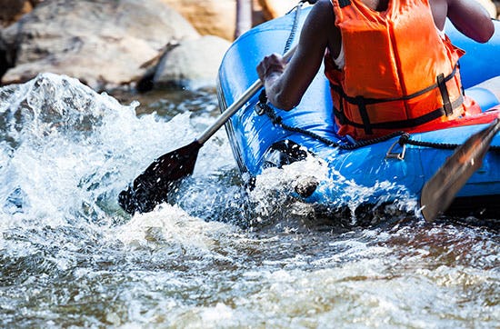 Rafting & Canyoning-Tour in Kössen