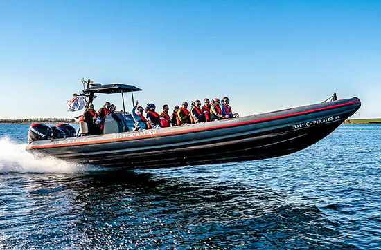1200 PS Power-Schlauchboot fahren Raum Insel Fehmarn - 1