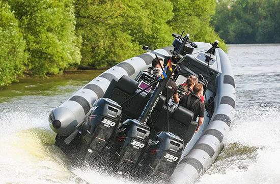 1200 PS Power-Schlauchboot fahren Raum Insel Fehmarn - 6