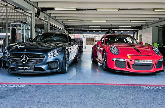Porsche GT3 & Mercedes AMG GT-S Nordschleifen-Renntaxi - 1