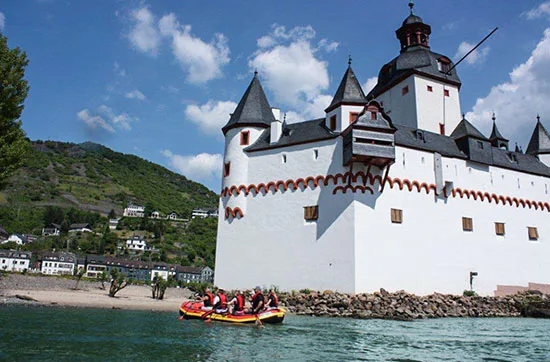 Riverrafting auf dem Rhein bei Assmannshausen - 4