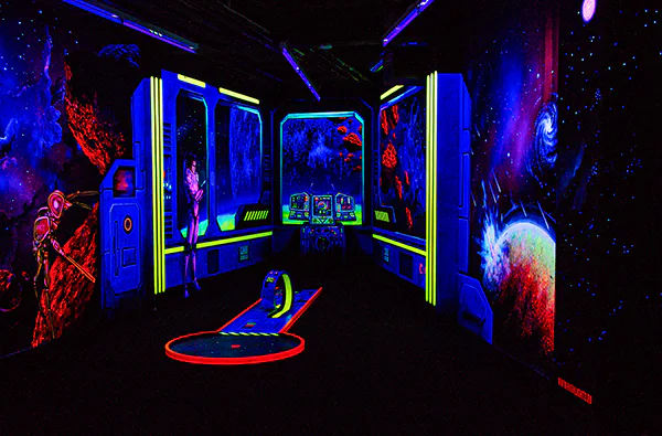 3D Schwarzlicht Minigolf Asperg - 2