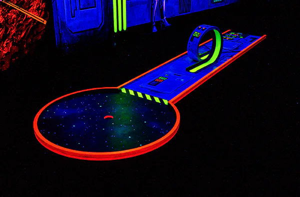 3D Schwarzlicht Minigolf Asperg - 3