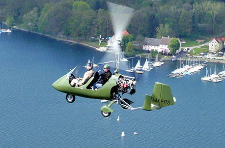 Tragschrauber Rundflug Raum Dinslaken - 2