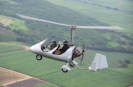 Tragschrauber Rundflug Raum Dinslaken - 5