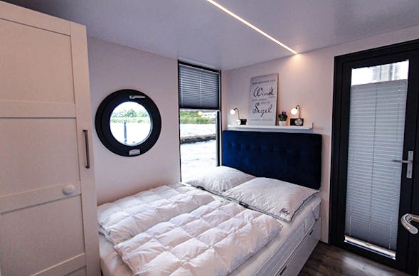 Hausboot mieten mit Sauna für 4 (5 Tage)