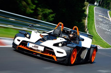 KTM X-Bow Rennstreckentraining