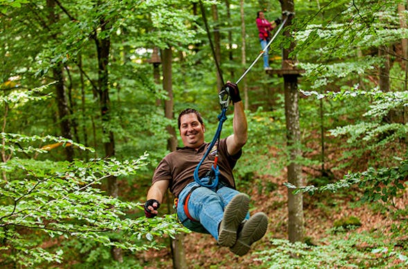 Ziplining und Adventure-Minigolf in der Vulkaneifel