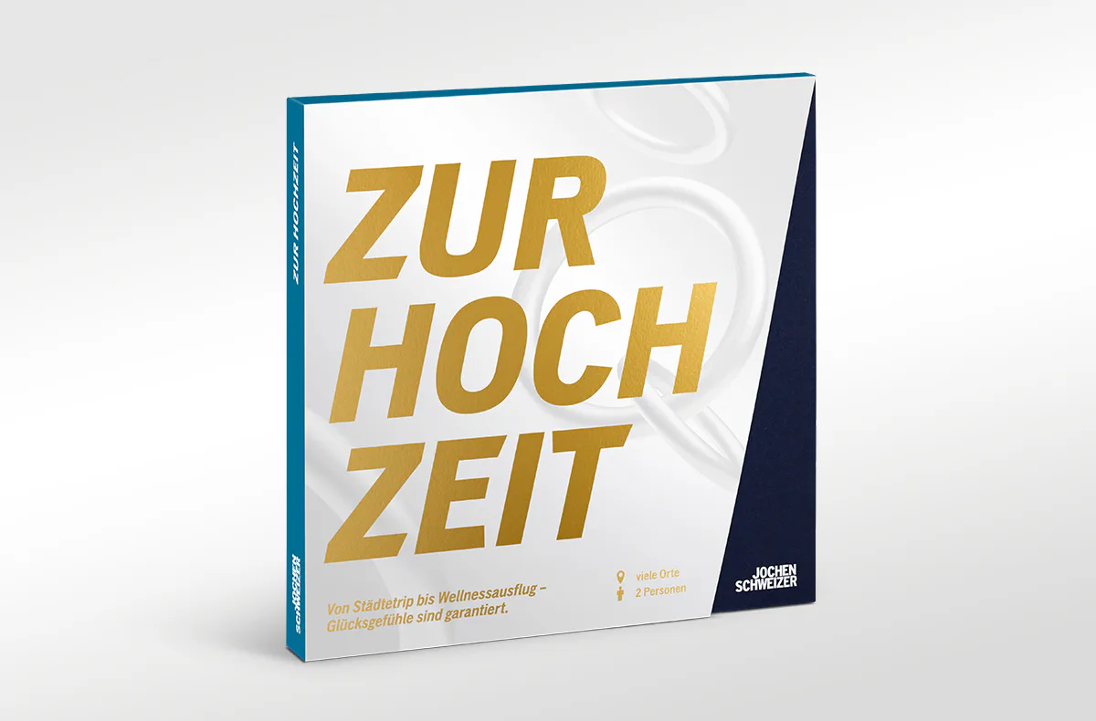 Geschenkbox Zur Hochzeit für Zwei - 1