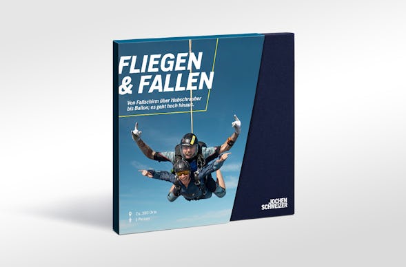 Geschenkbox Fliegen & Fallen