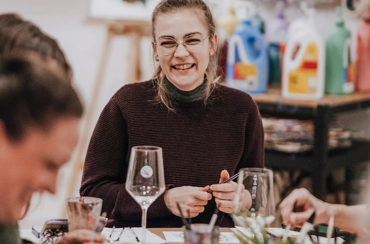 Aquarellkurs mit Weintasting Köln - 6