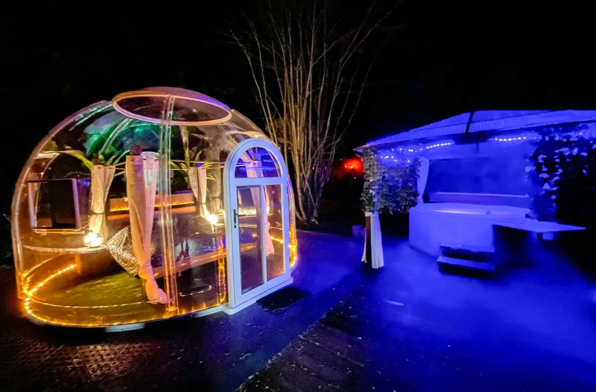Bubble Hotel mit Apartment und Whirlpool Raum Gerolstein für 2 - 8
