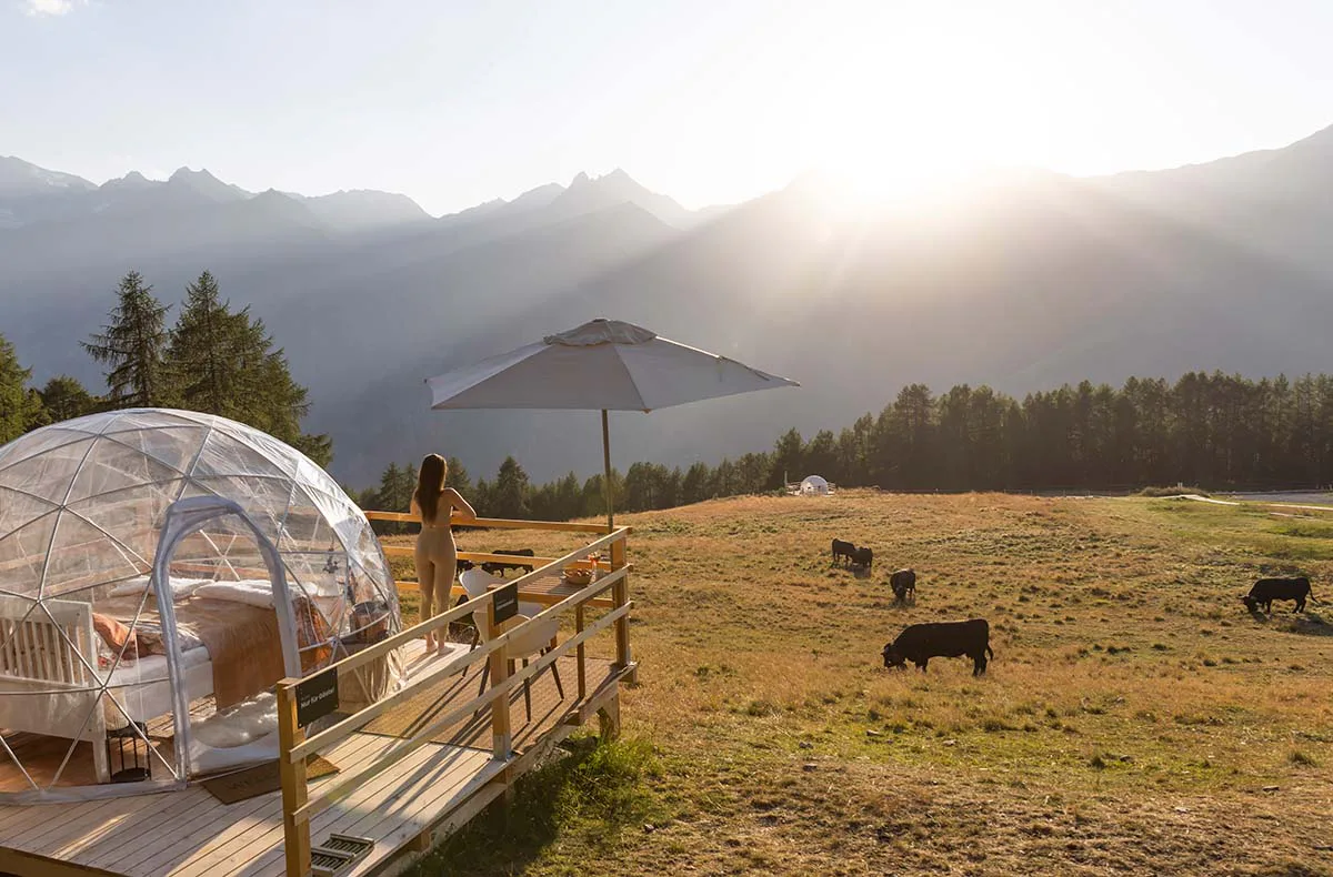 Bubble Übernachtung in der Sternengucker Suite für 2 (1 Nacht) in Wallis - 1