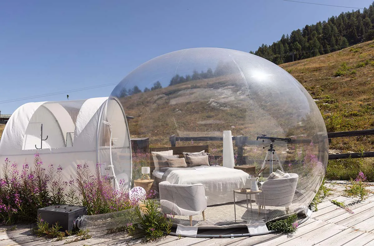 Bubble Übernachtung in der Deluxe- Suite für 2 (1 Nacht) in Wallis - 1