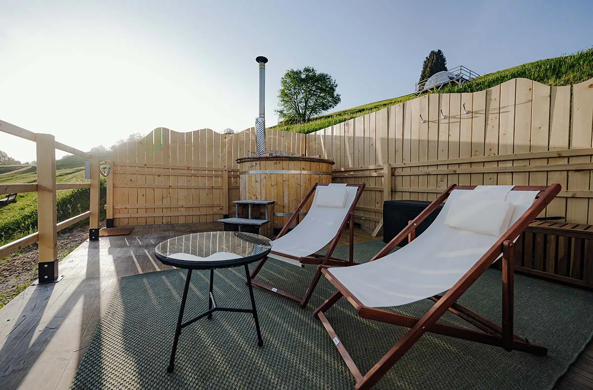 Bubble Übernachtung in der Deluxe- Suite für 2 (1 Nacht) in Graubünden - 6