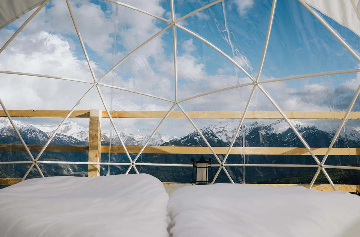 Bubble Übernachtung in der Bergfenster- Suite für 2 (1 Nacht) in Vella - 3