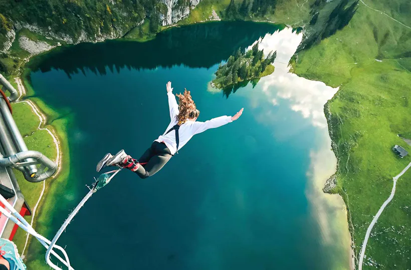 Bungee springen am Stockhorn