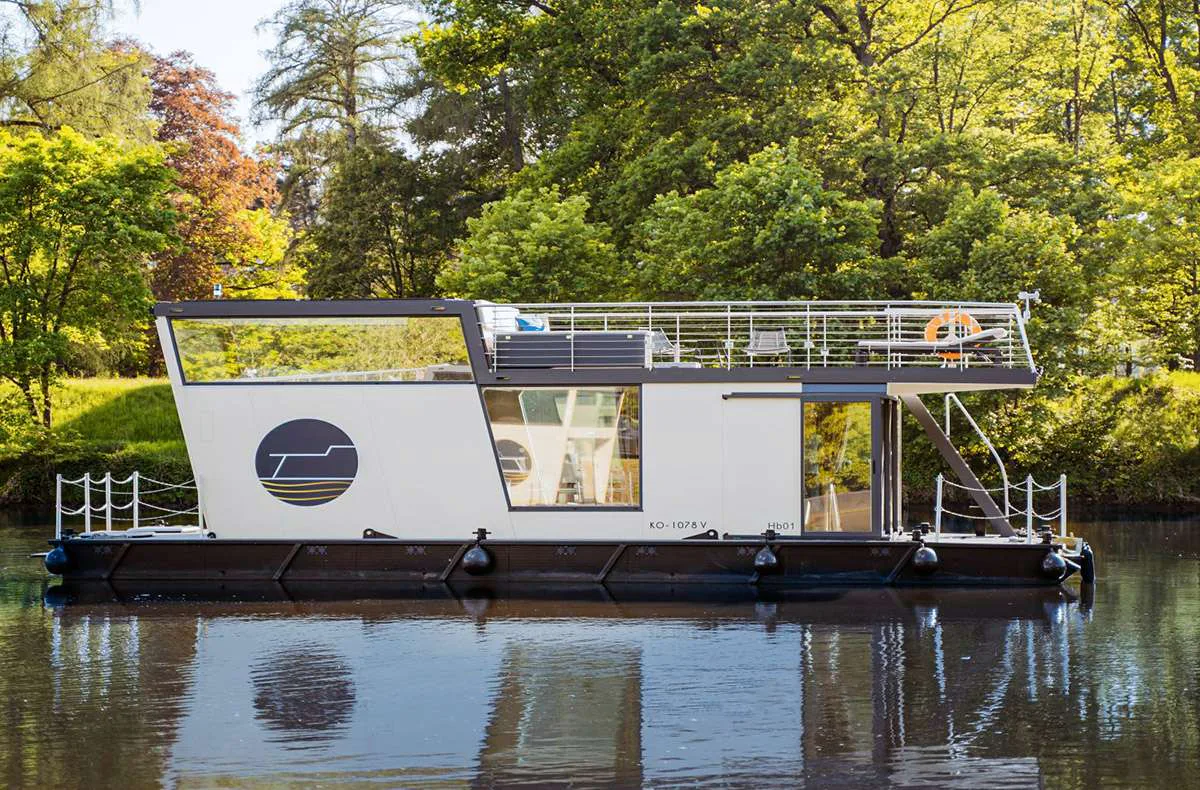 Elektro Hausboot Übernachtung Mettlach für bis zu 4 (2 Nächte) - 1