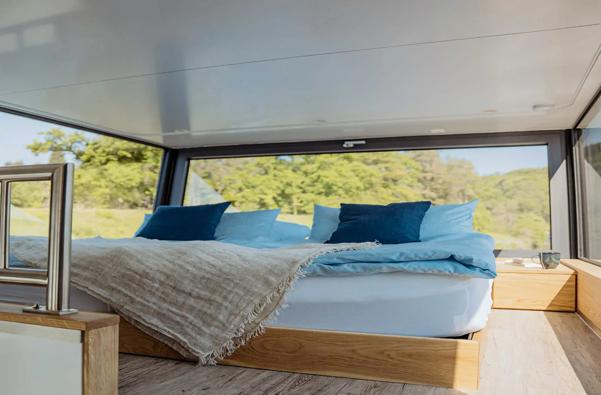 Elektro Hausboot Übernachtung Mettlach für bis zu 4 (2 Nächte) - 3