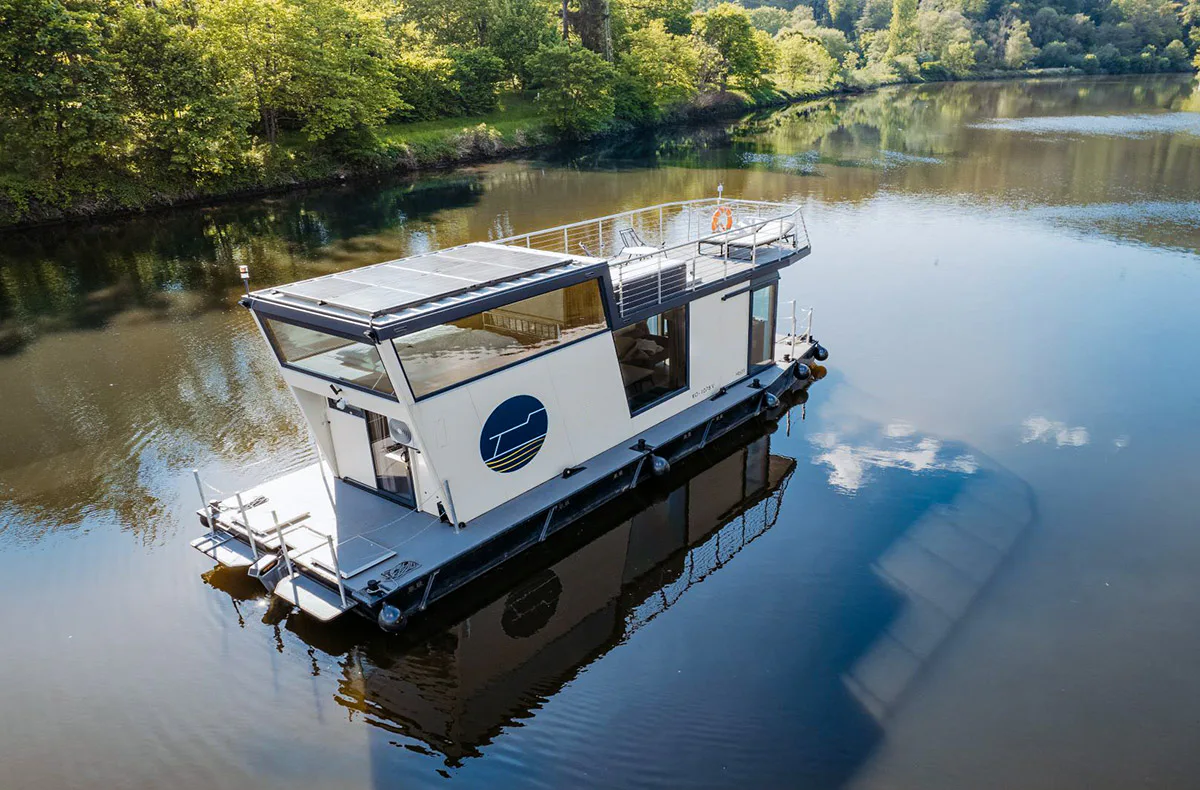 Elektro Hausboot Übernachtung Mettlach für bis zu 4 (2 Nächte) - 7