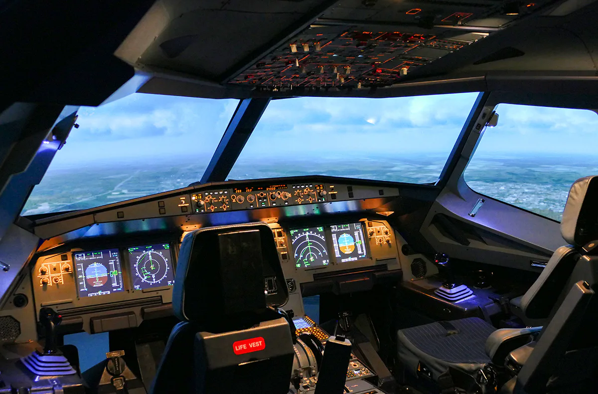 Flugsimulator Hamburg (A320 - Economy kurz) - 1