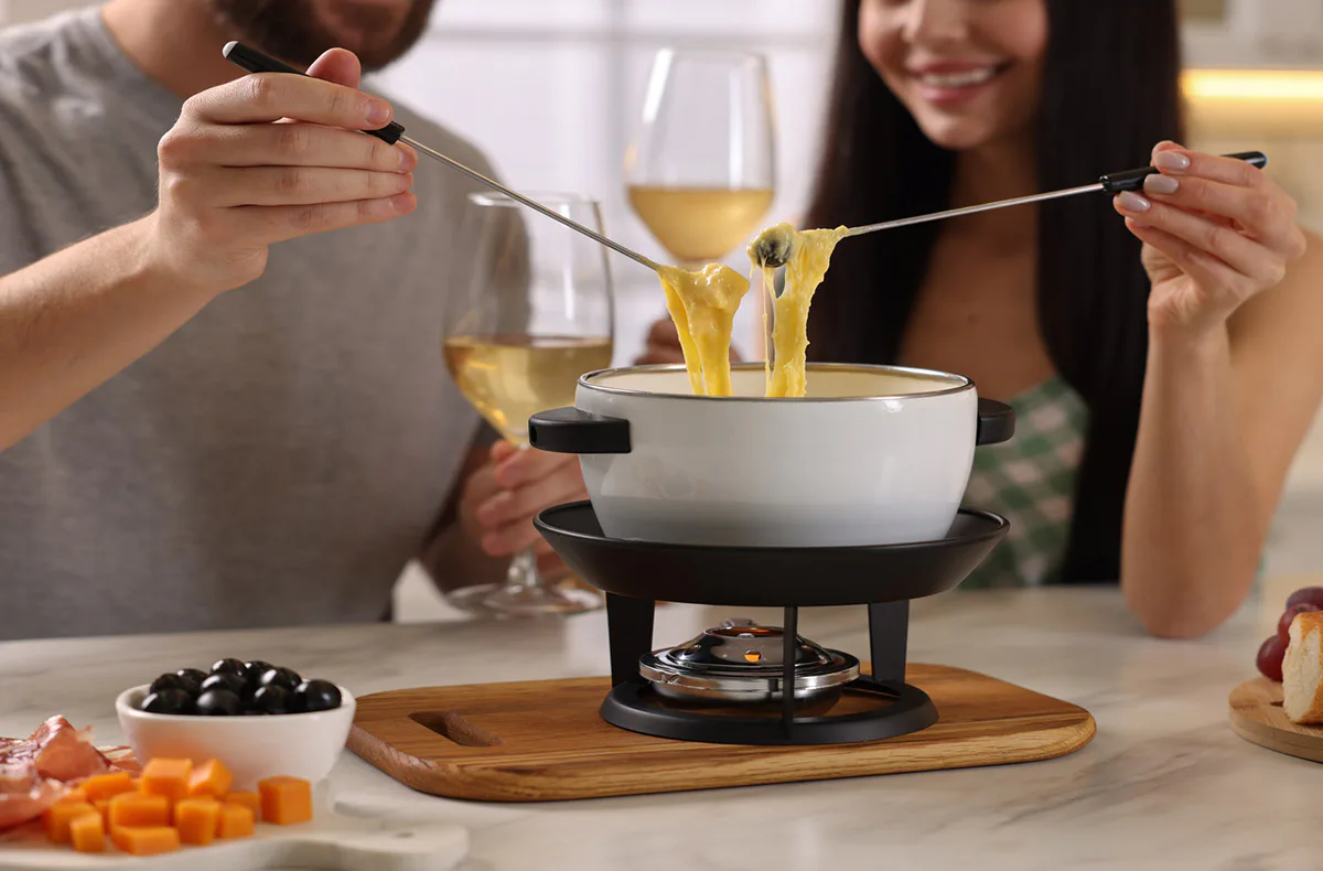 Fondue in der stehenden Skigondel Furth bei Landshut für 4 - 2