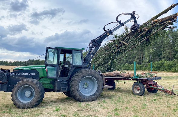 Forst Traktor fahren Kulmbach
