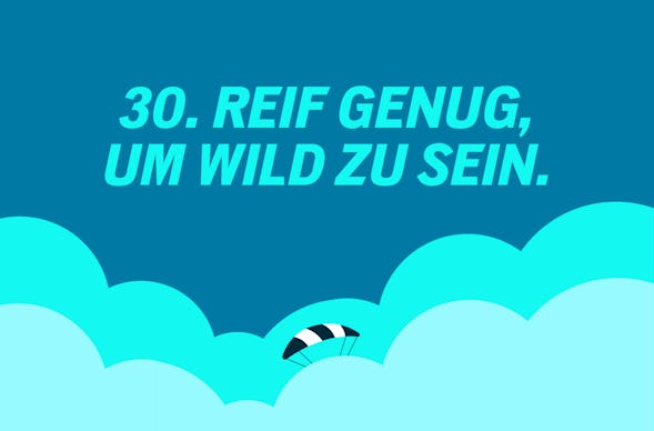 Flexibles Geschenk 30. Geburtstag