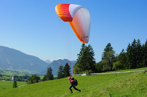 Gleitschirm Schnupperkurs Marktoberdorf
