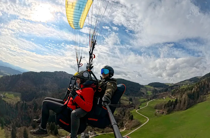 Gleitschirm Tandemflug Kärnten