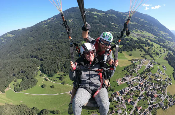 Gleitschirm Tandemflug Tschagguns