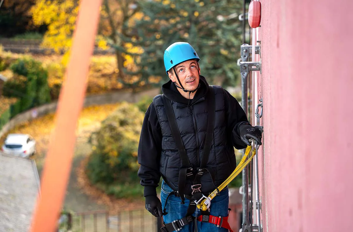 Klettersteig am Getreidespeicher in Brühl - 7