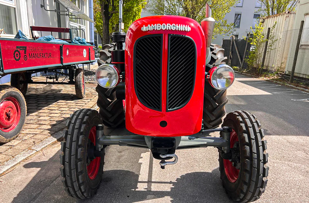 Lamborghini Traktor fahren Sindelfingen (Sonnenuntergang) - 6